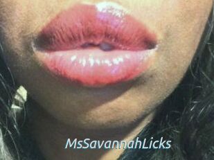 MsSavannahLicks
